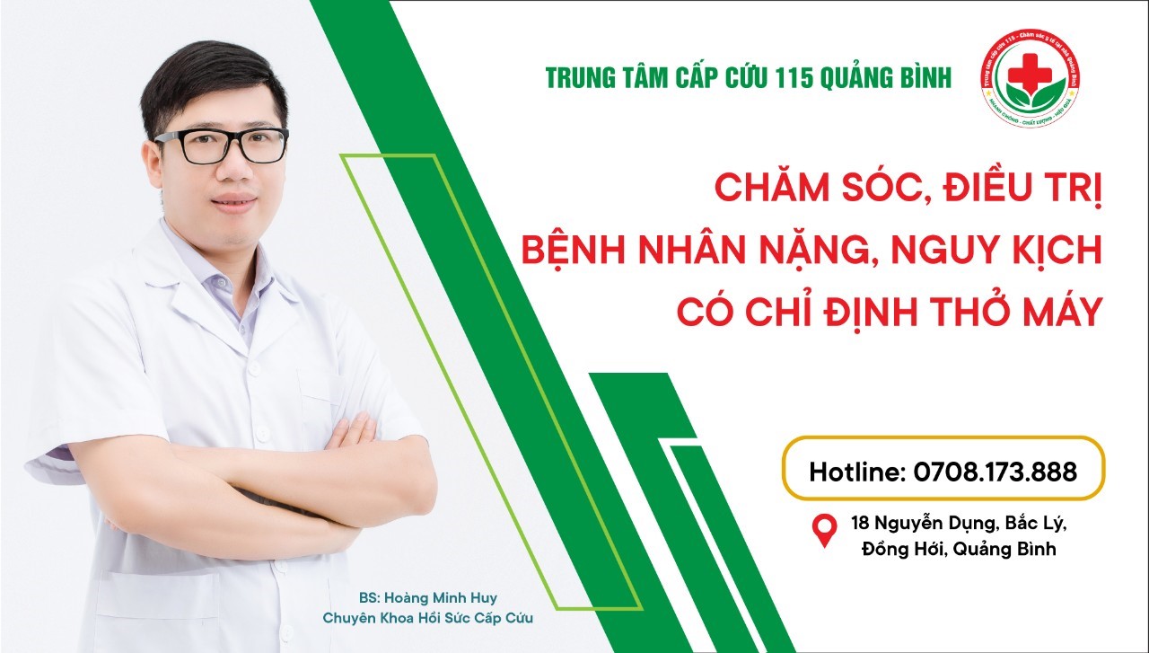 Cùng bác sĩ Minh Huy chăm sóc điều trị bệnh nhân nặng, nguy kịch có chỉ định thở máy